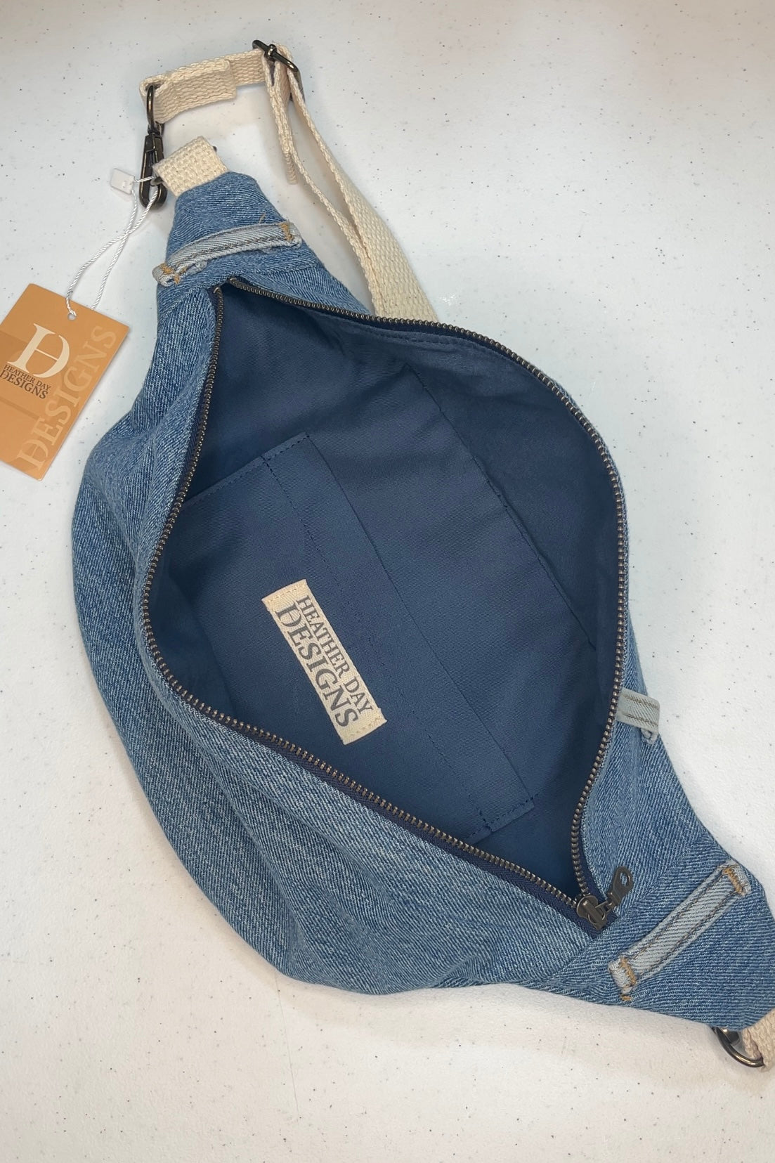 Levi Denim Crossbody Bag