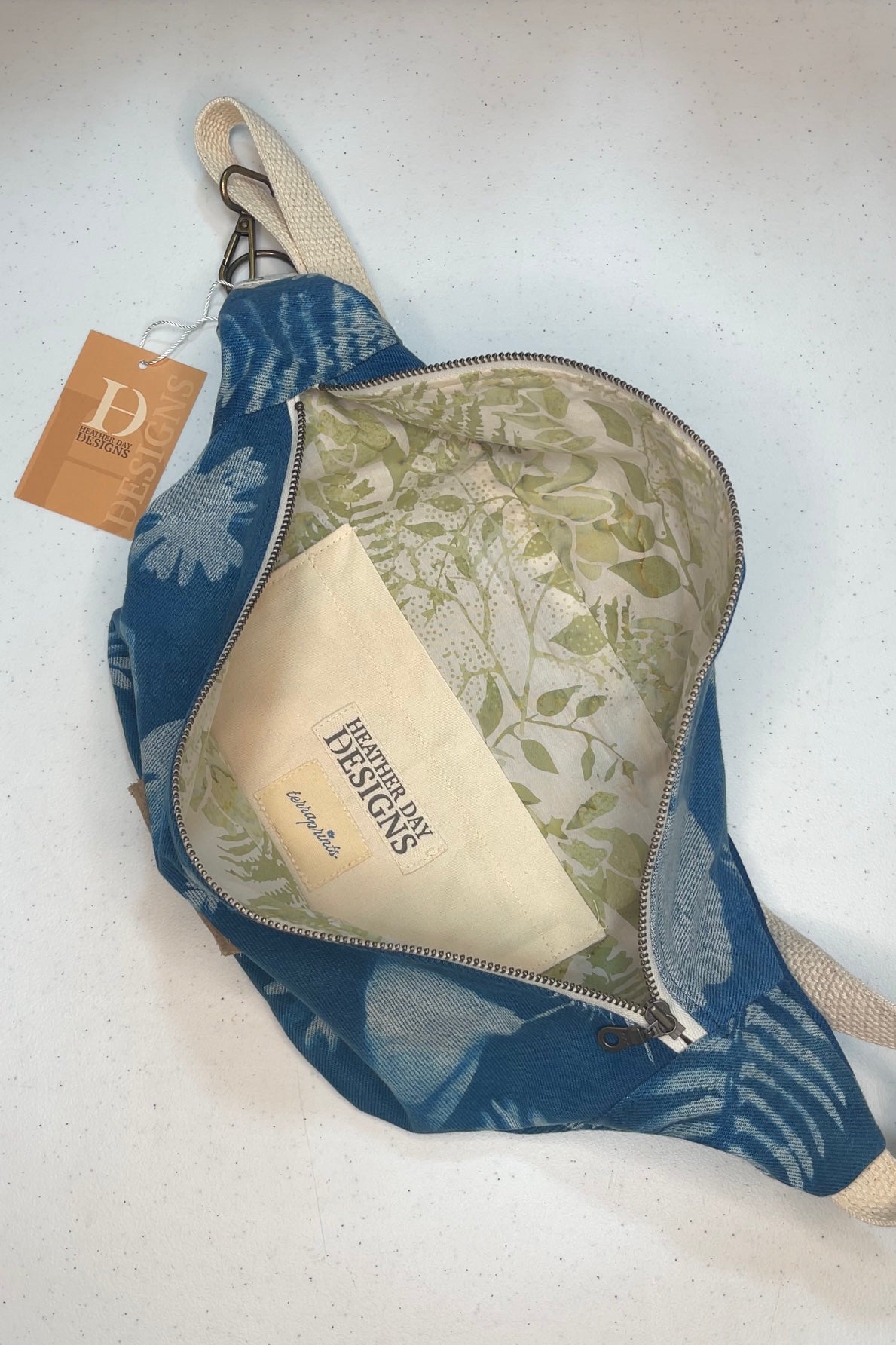 Levi Denim Cyanotype Crossbody Bag