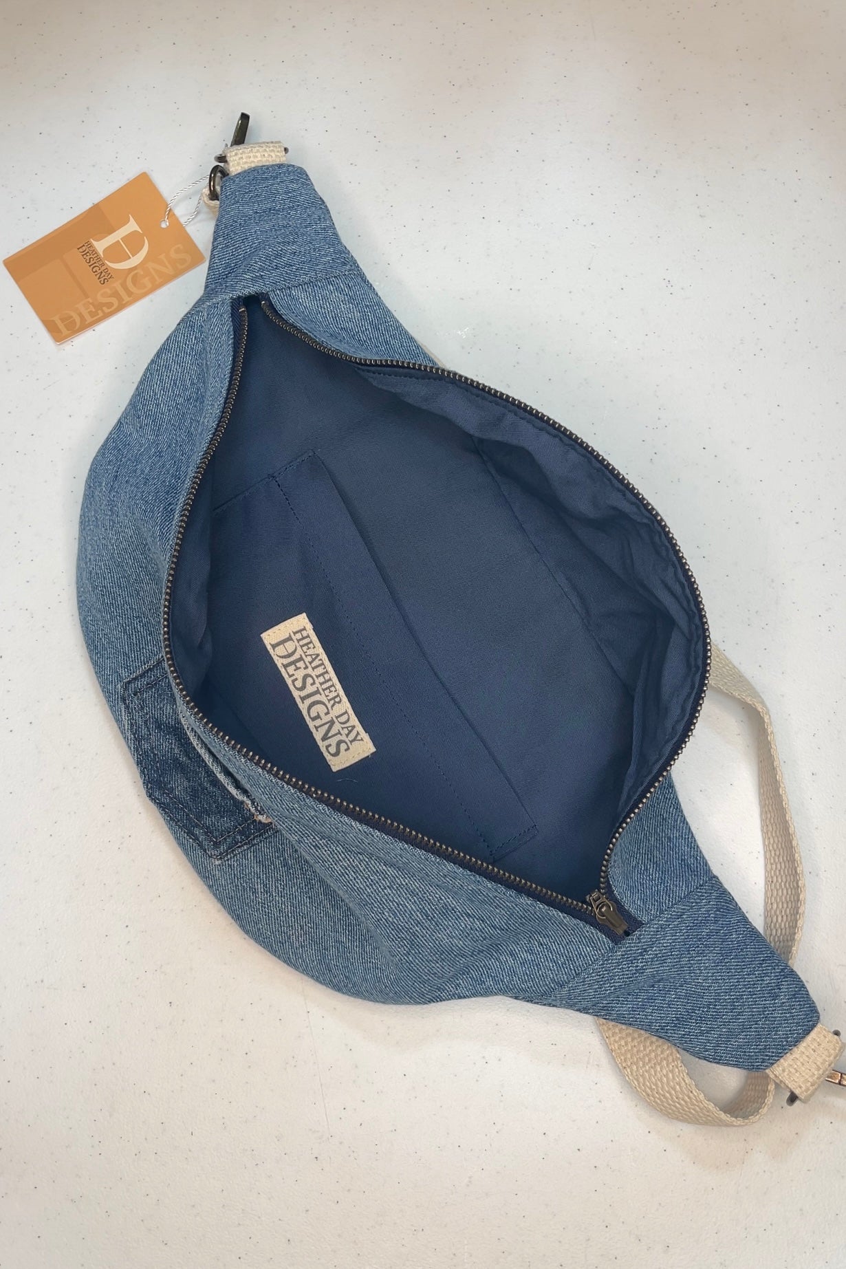 Levi Denim Crossbody Bag