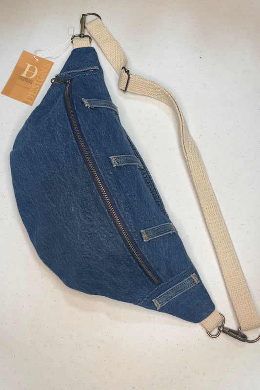Levi Denim Crossbody Bag