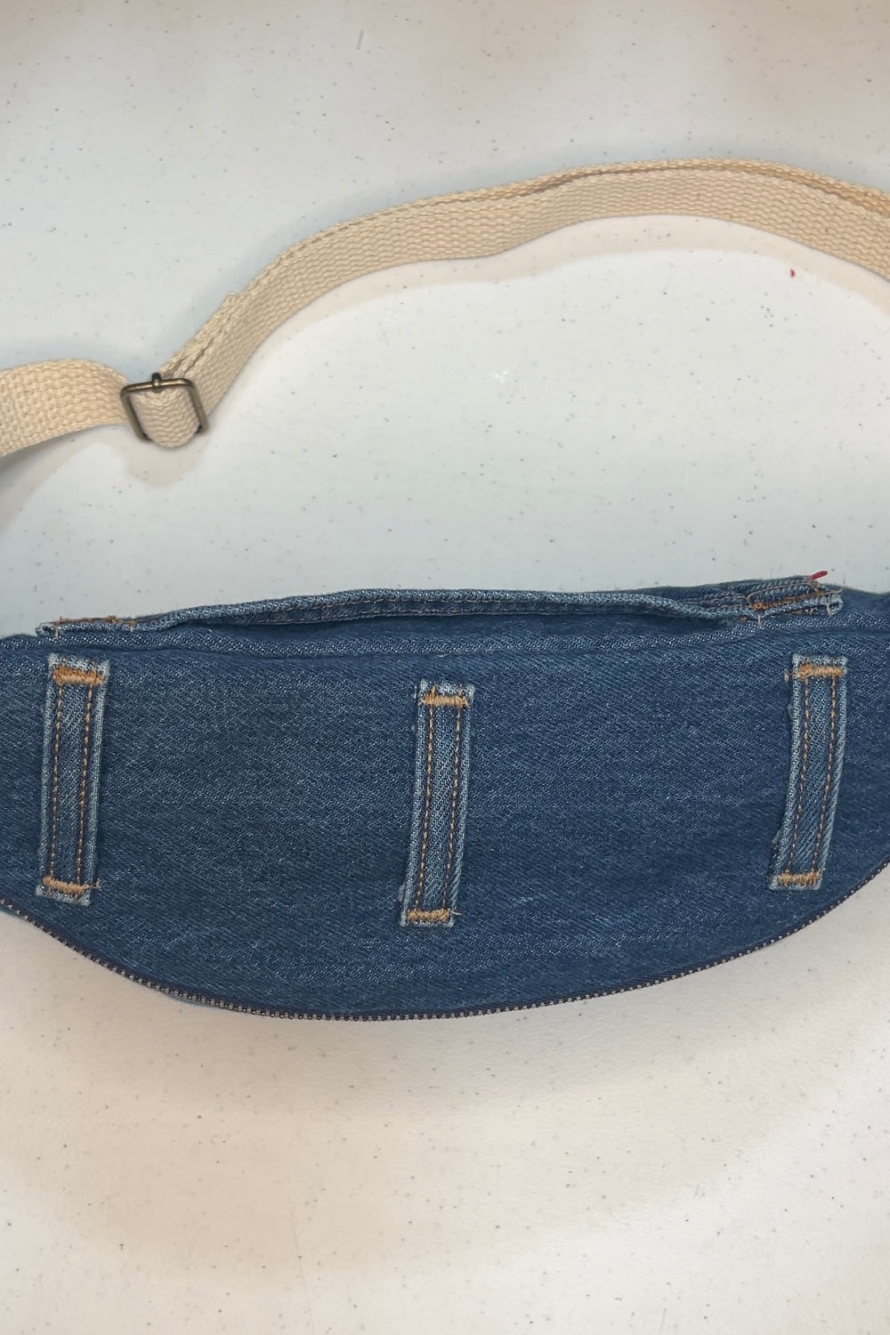 Levi Denim Crossbody Bag