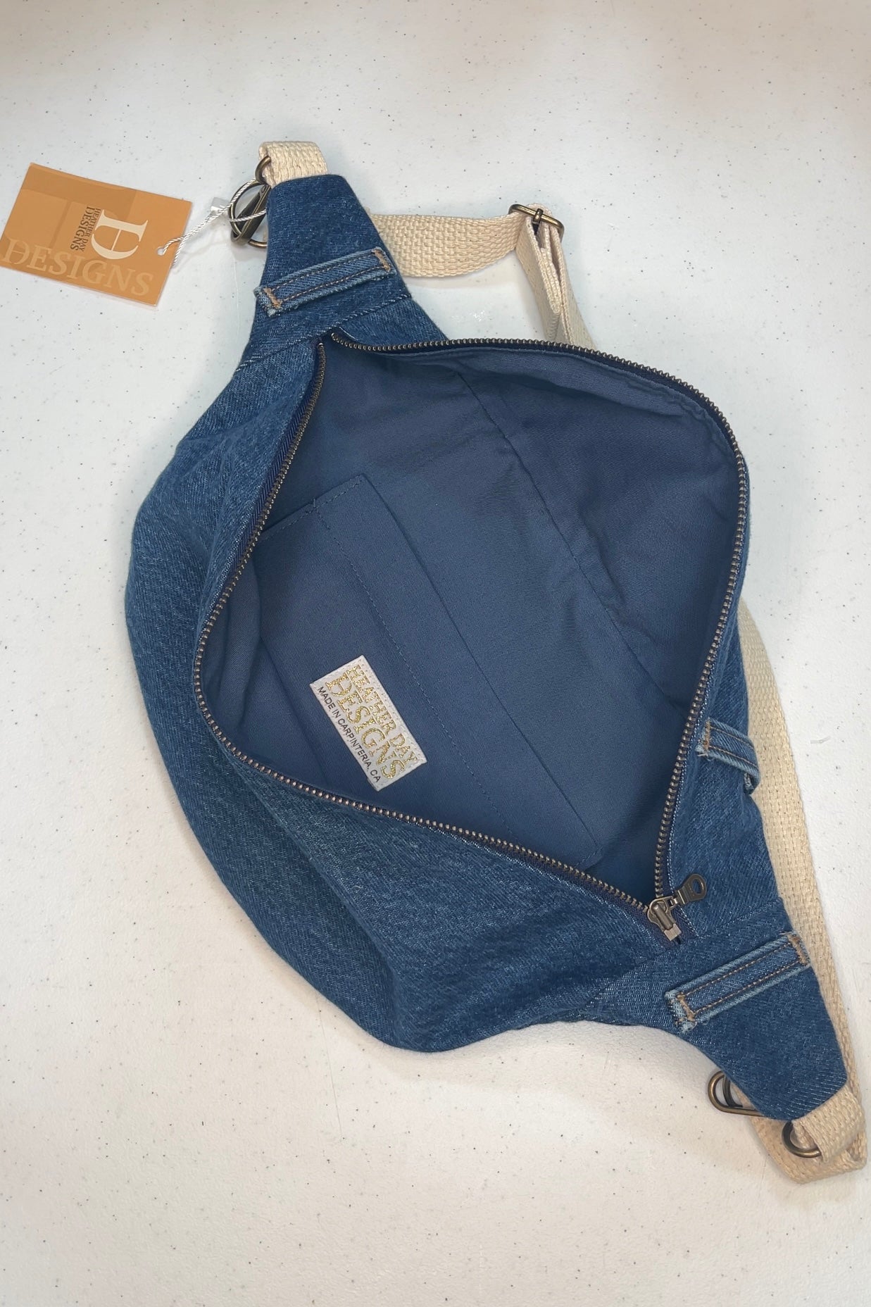Levi Denim Crossbody Bag