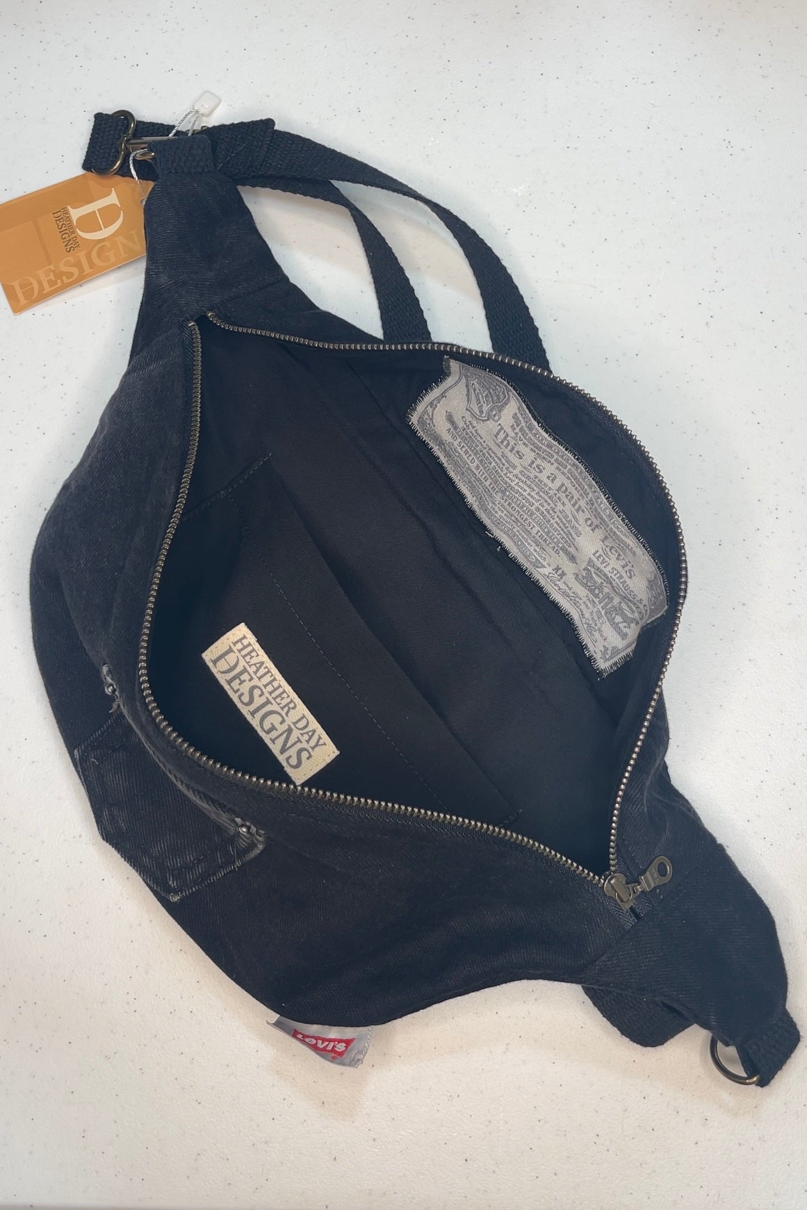 Levi Denim Crossbody Bag