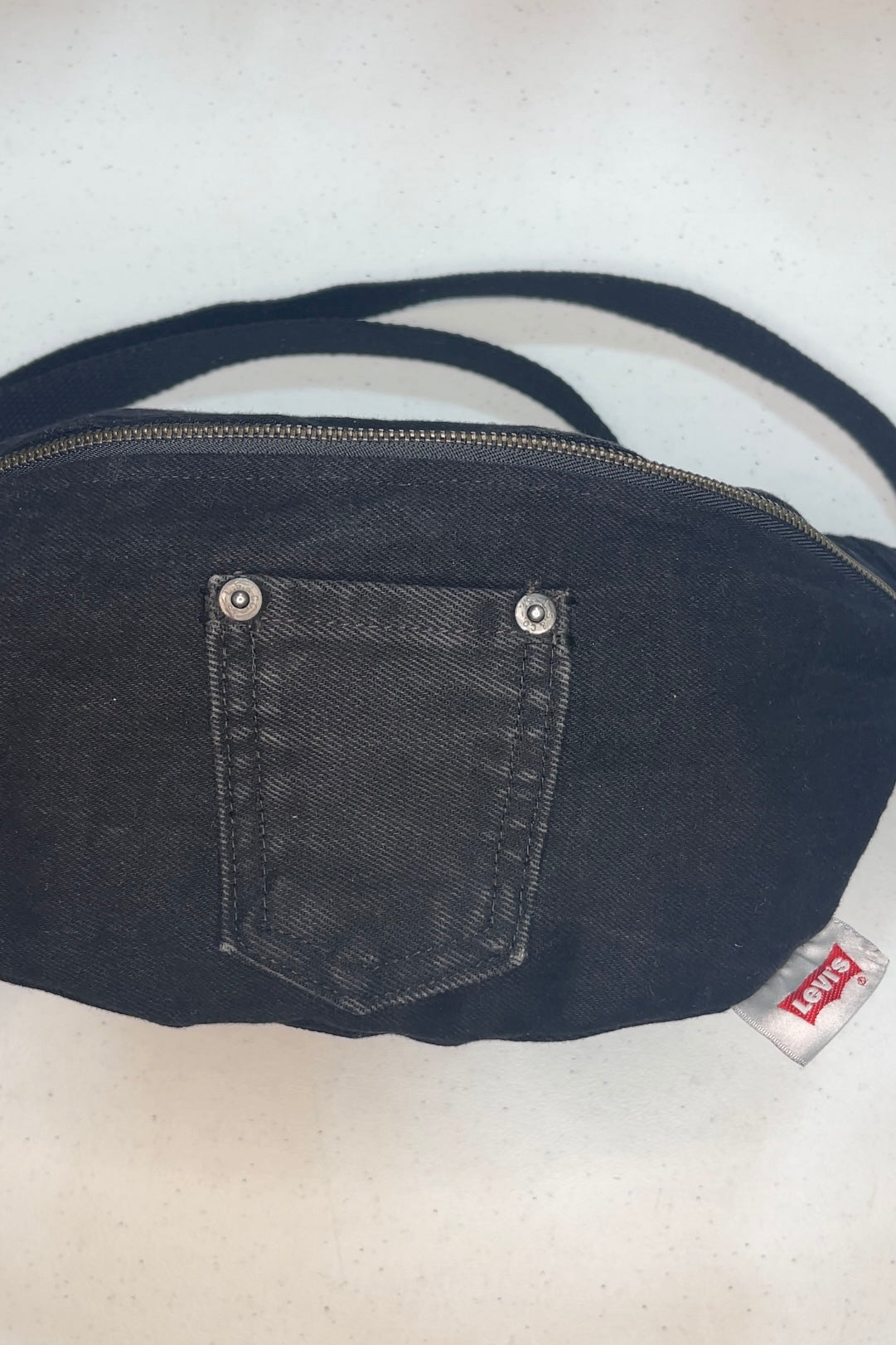 Levi Denim Crossbody Bag