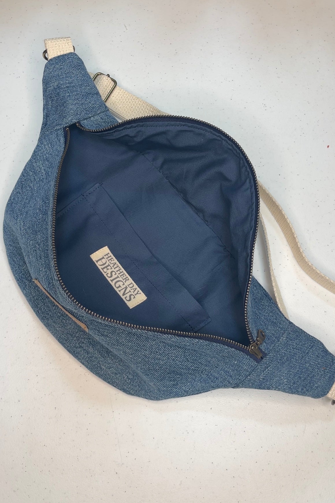 Levi Denim Crossbody Bag