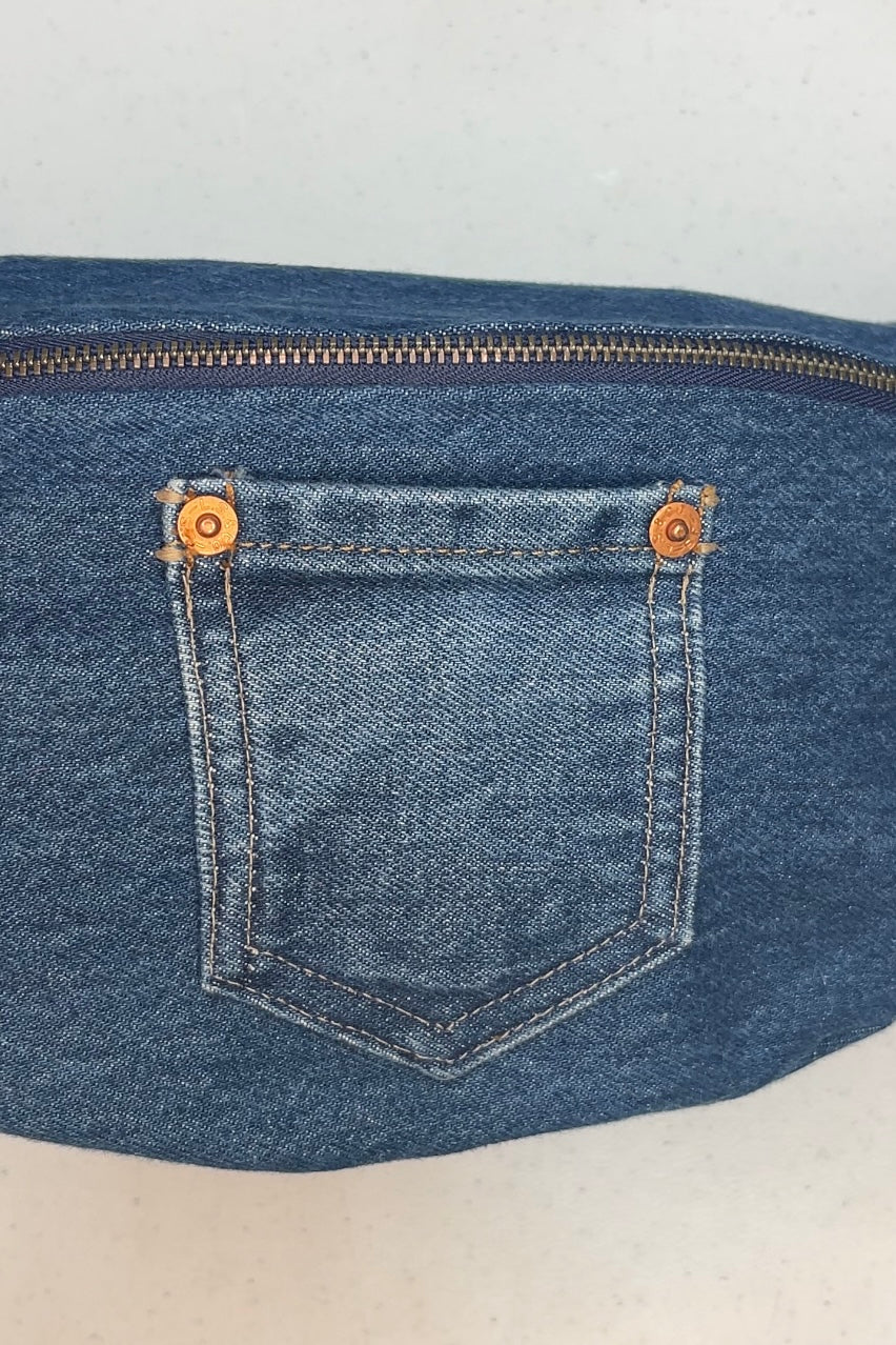 Levi Denim Crossbody Bag