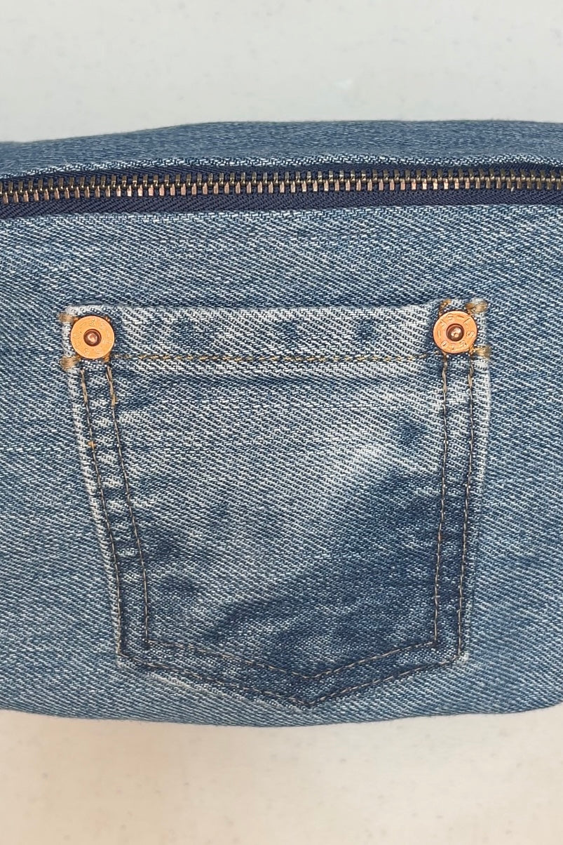 Levi Denim Crossbody Bag