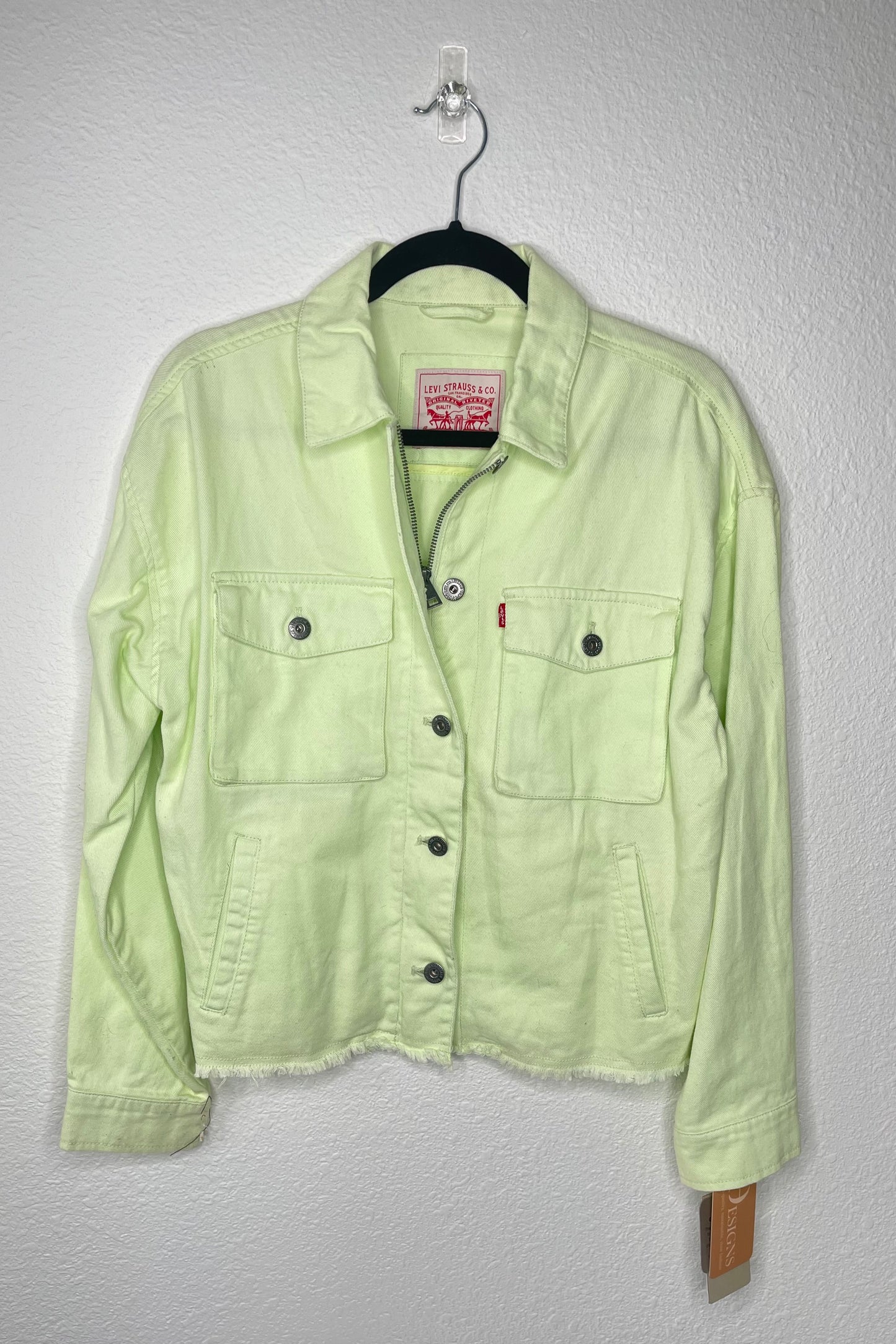 Levi's Women's Lime Green Denim Jacket