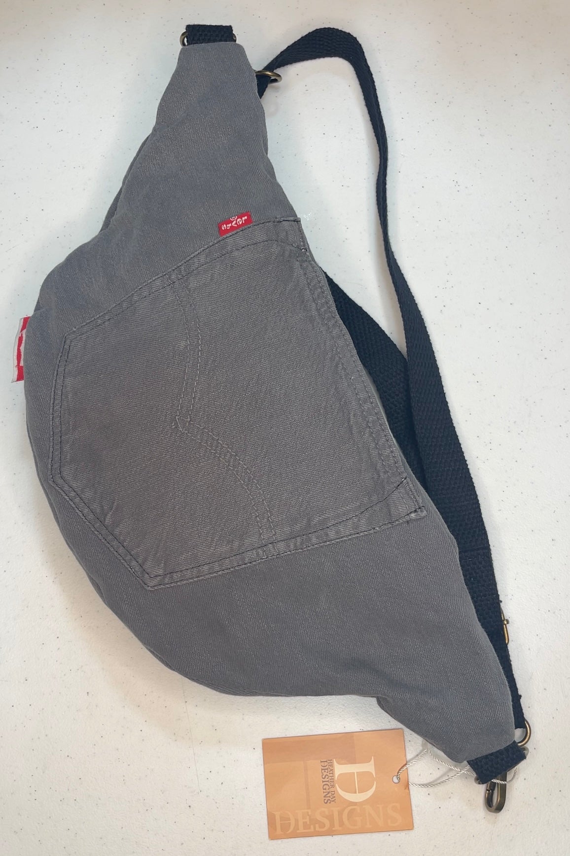 Levi Denim Crossbody Bag