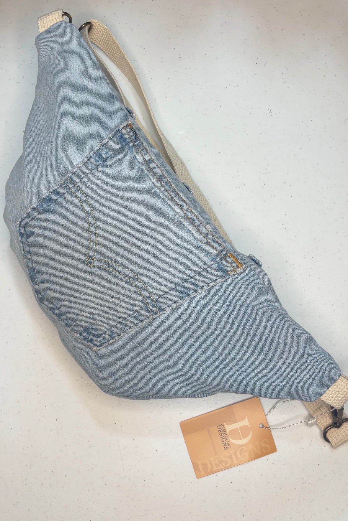 Levi Denim Crossbody Bag