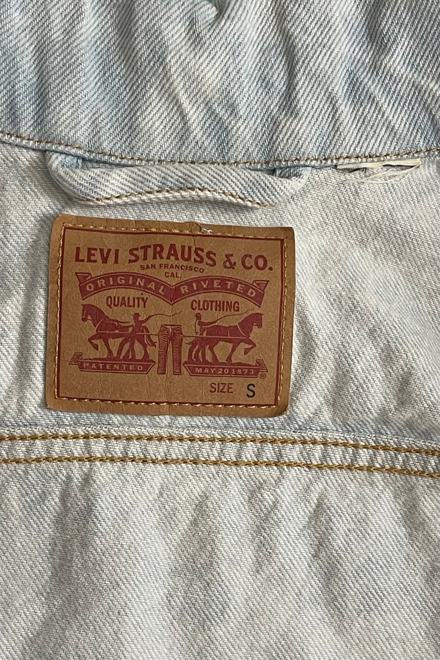 Levi's Women's Acid Wash Denim Jacket