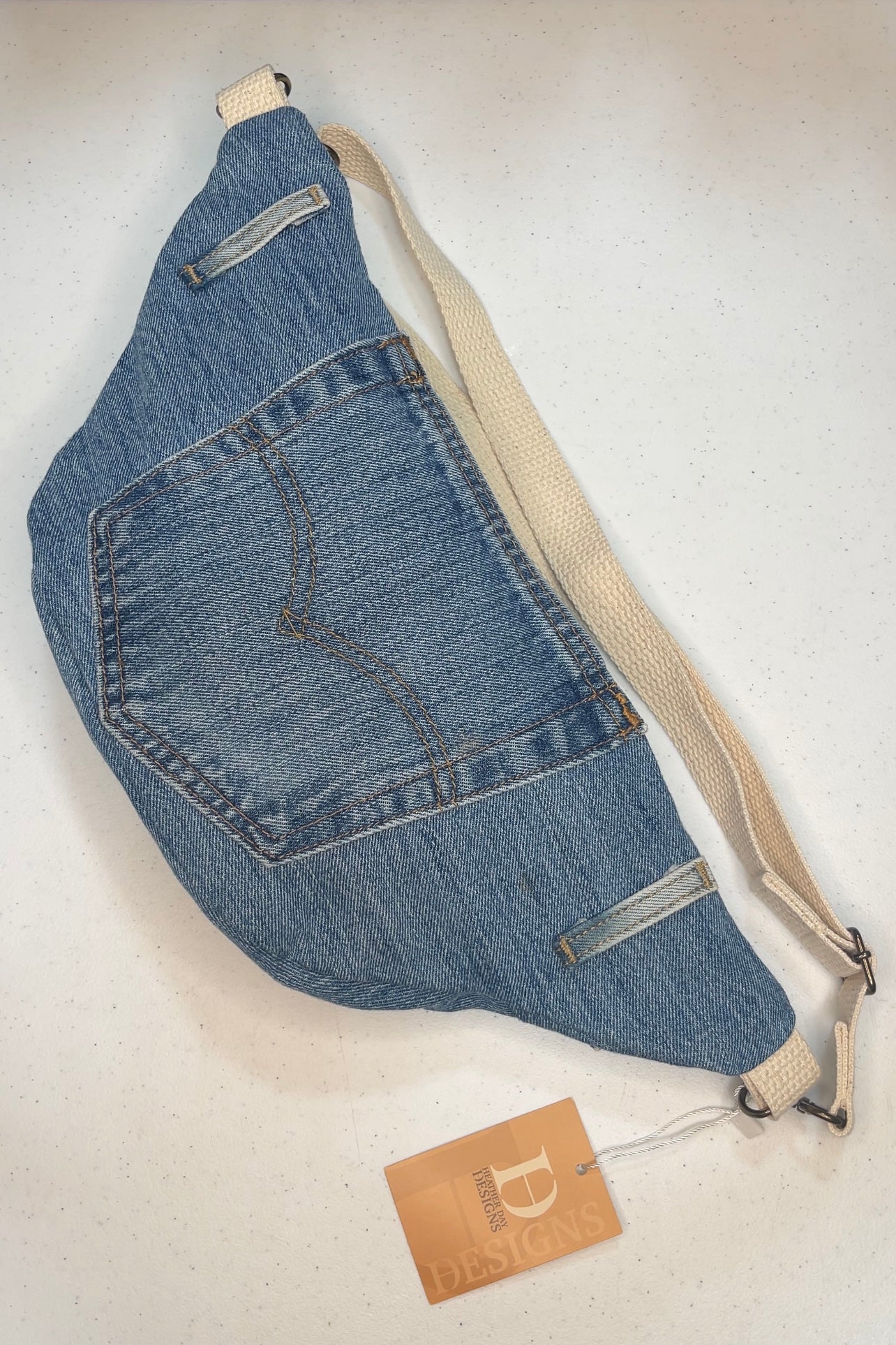 Levi Denim Crossbody Bag